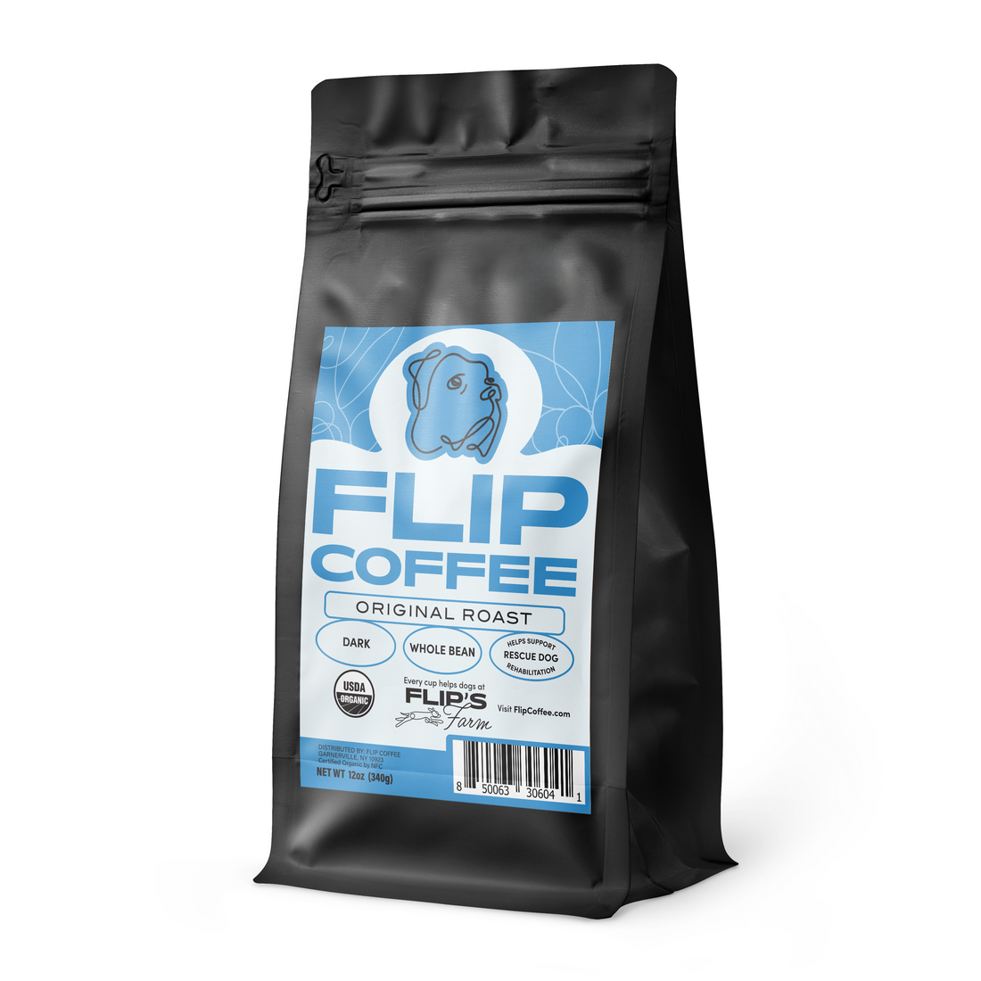 Dark Roast USDA Organic 12 oz Coffee Bag