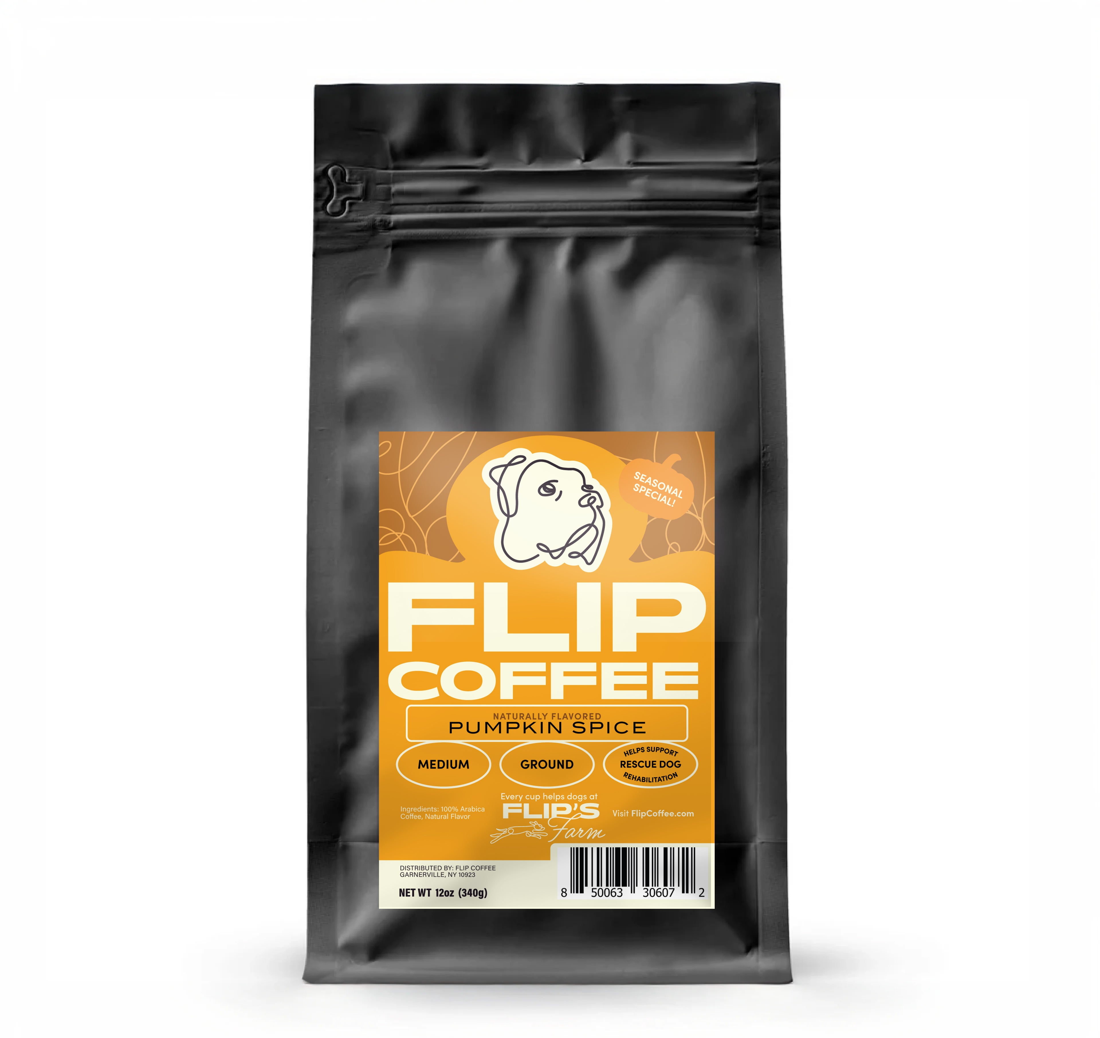 Pumpkin Spice Seasonal 12 oz Coffee Bag