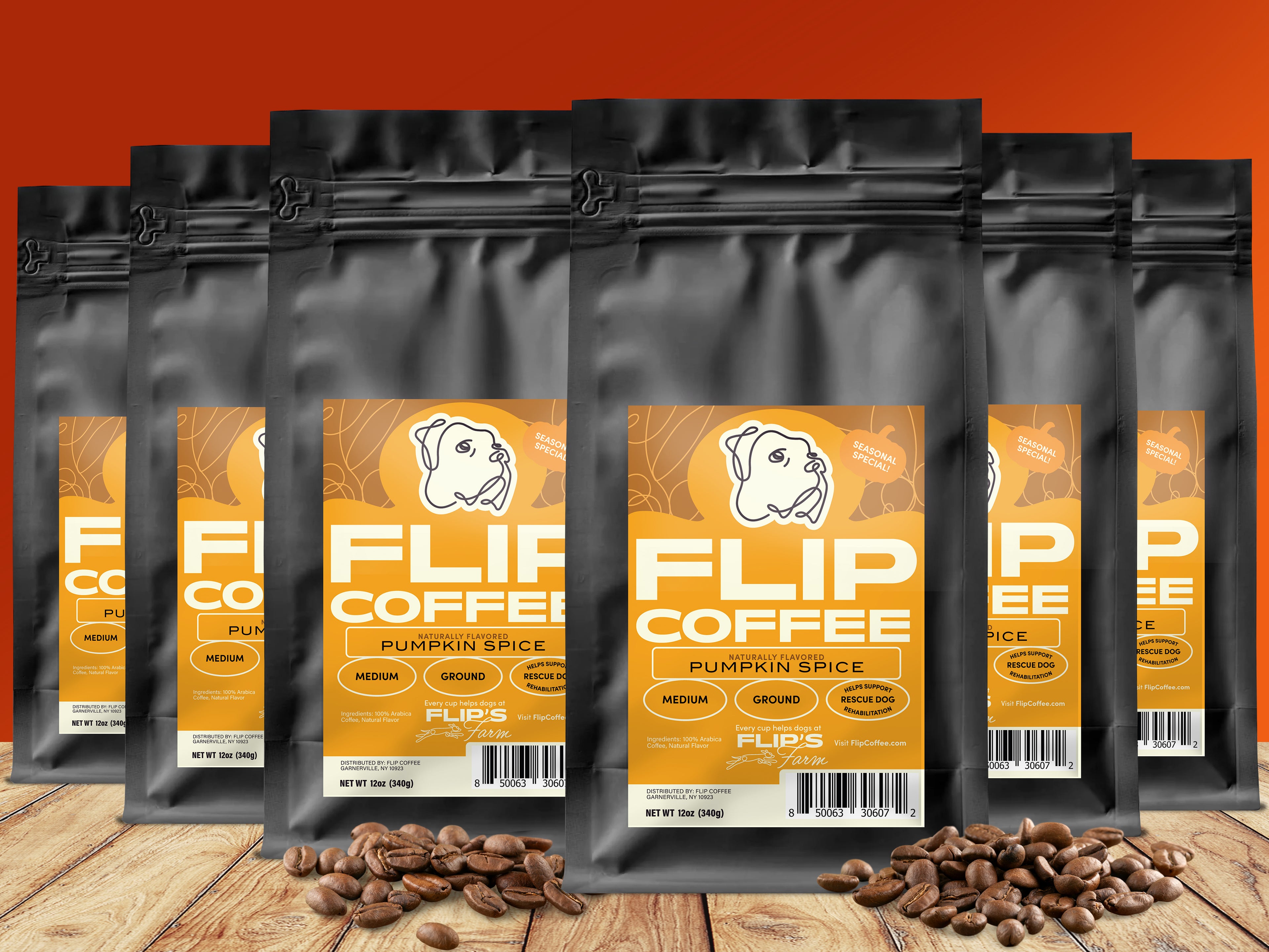 Pumpkin Spice Seasonal 12 oz Coffee Bag