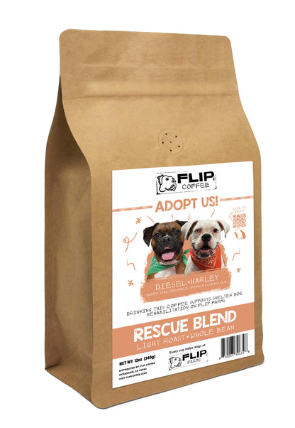 Rescue Blend Light Roast 12 oz  Coffee Bag