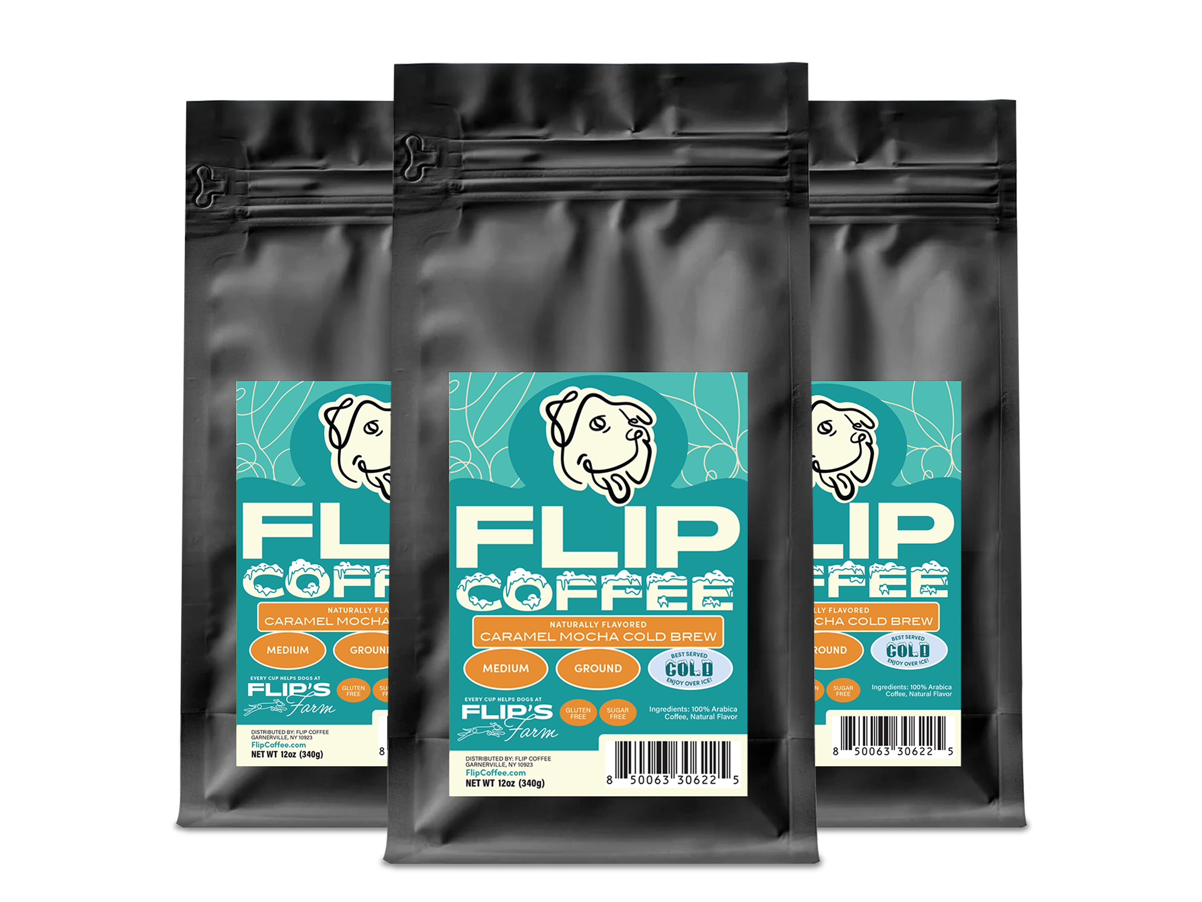 Caramel Mocha Cold Brew - Ground 12oz Coffee Bag