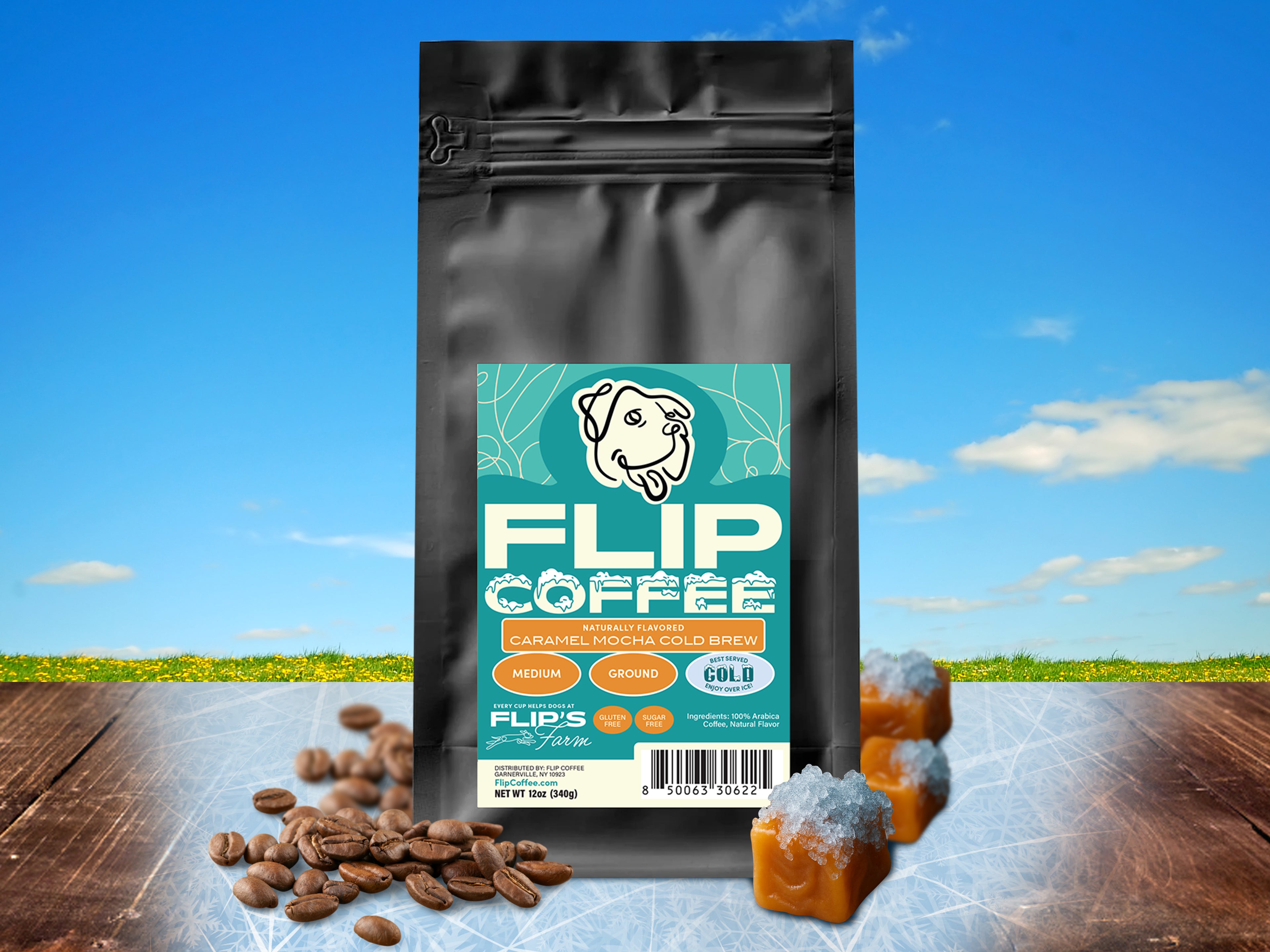Caramel Mocha Cold Brew - Ground 12oz Coffee Bag