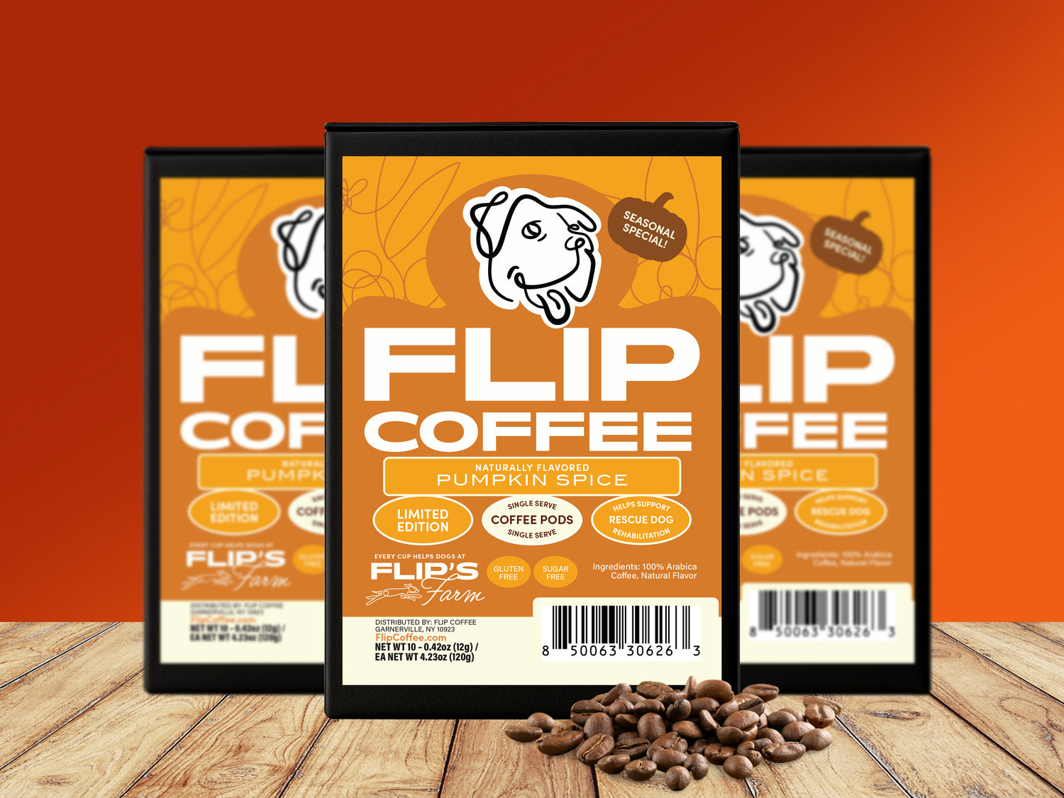 Pumpkin Spice Single Serve Coffee Pods (Keurig compatible)