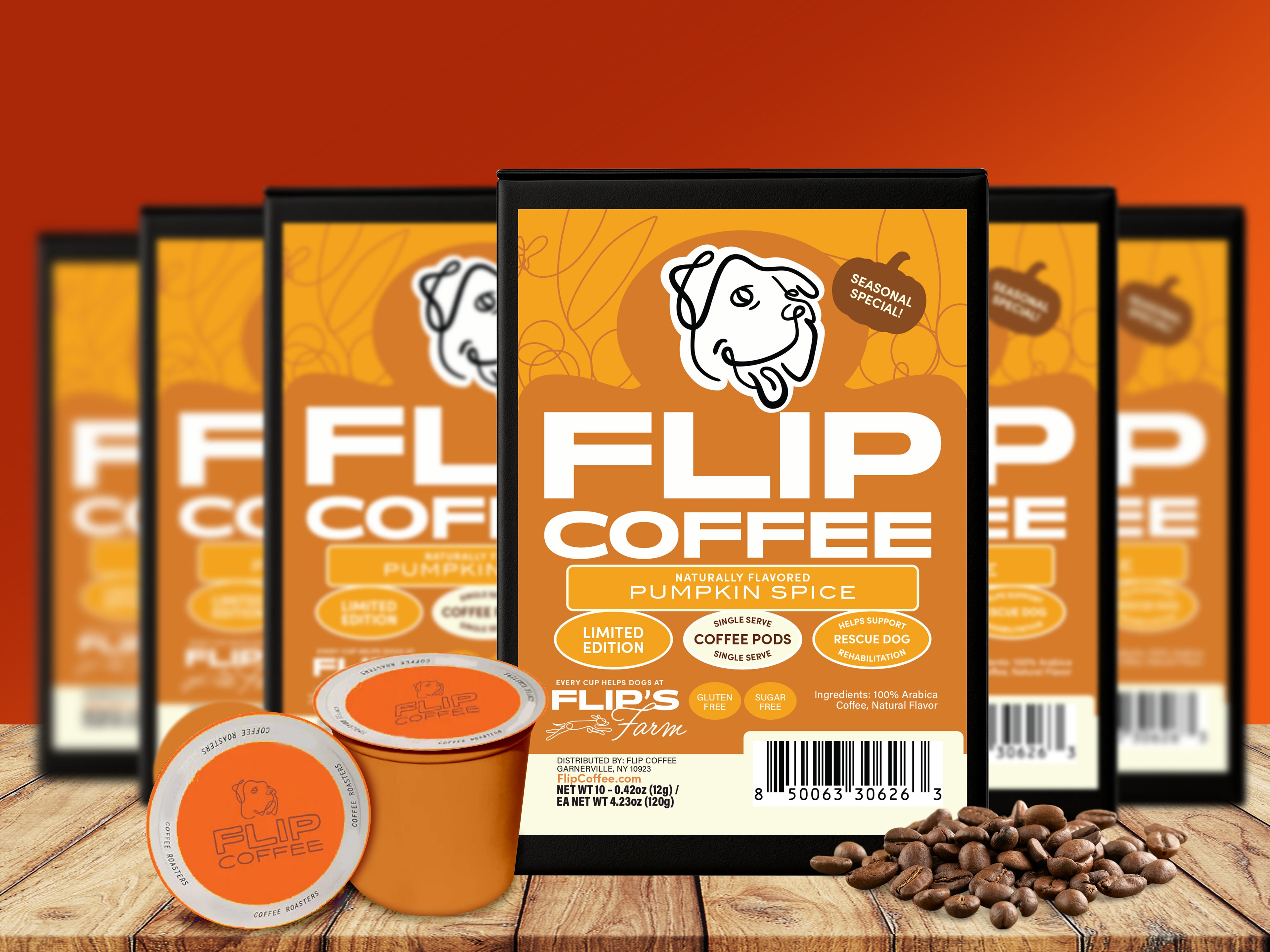 Pumpkin Spice Seasonal 12 oz  Coffee Bag