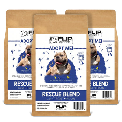 "Bolt" Rescue Roast - Ground 12oz Coffee Bag
