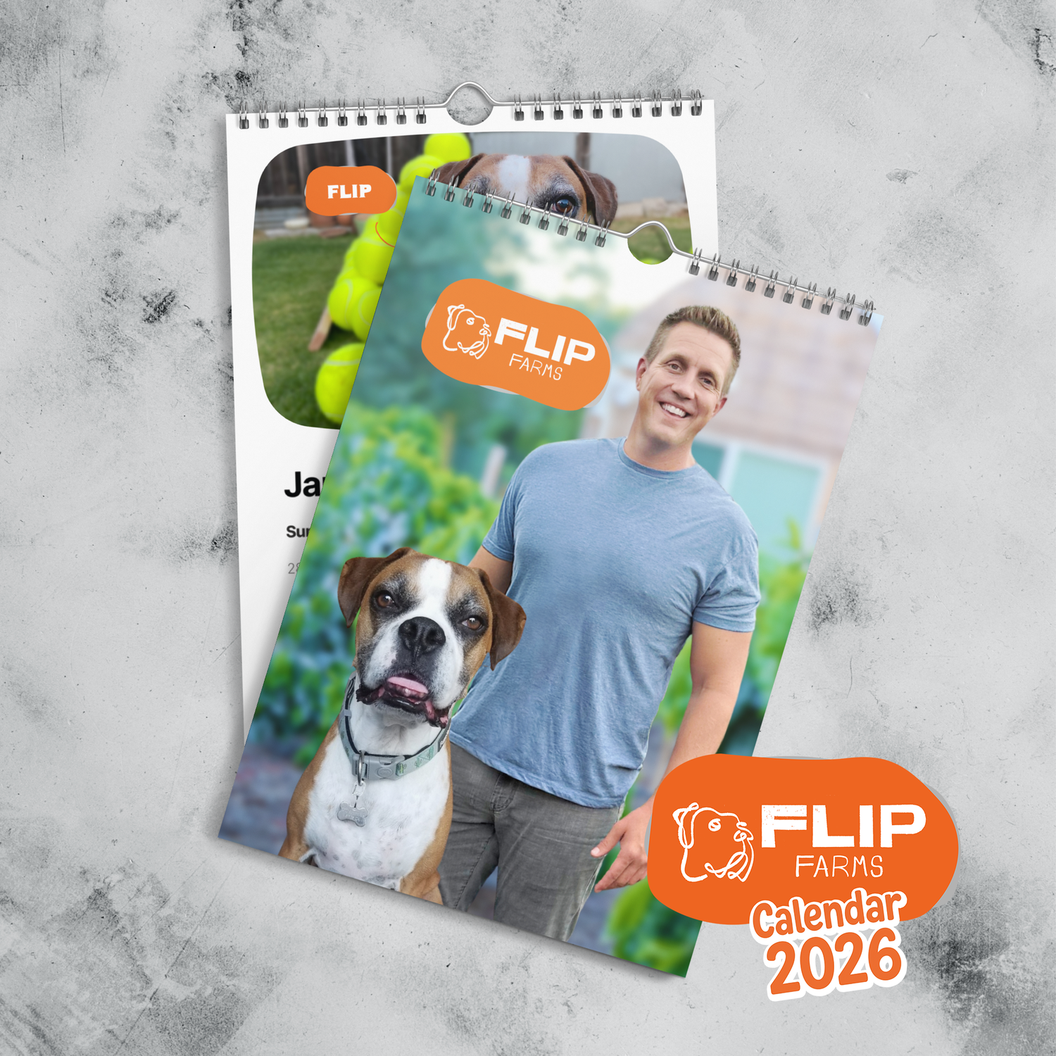 Flip Farms Wall calendar (2026)