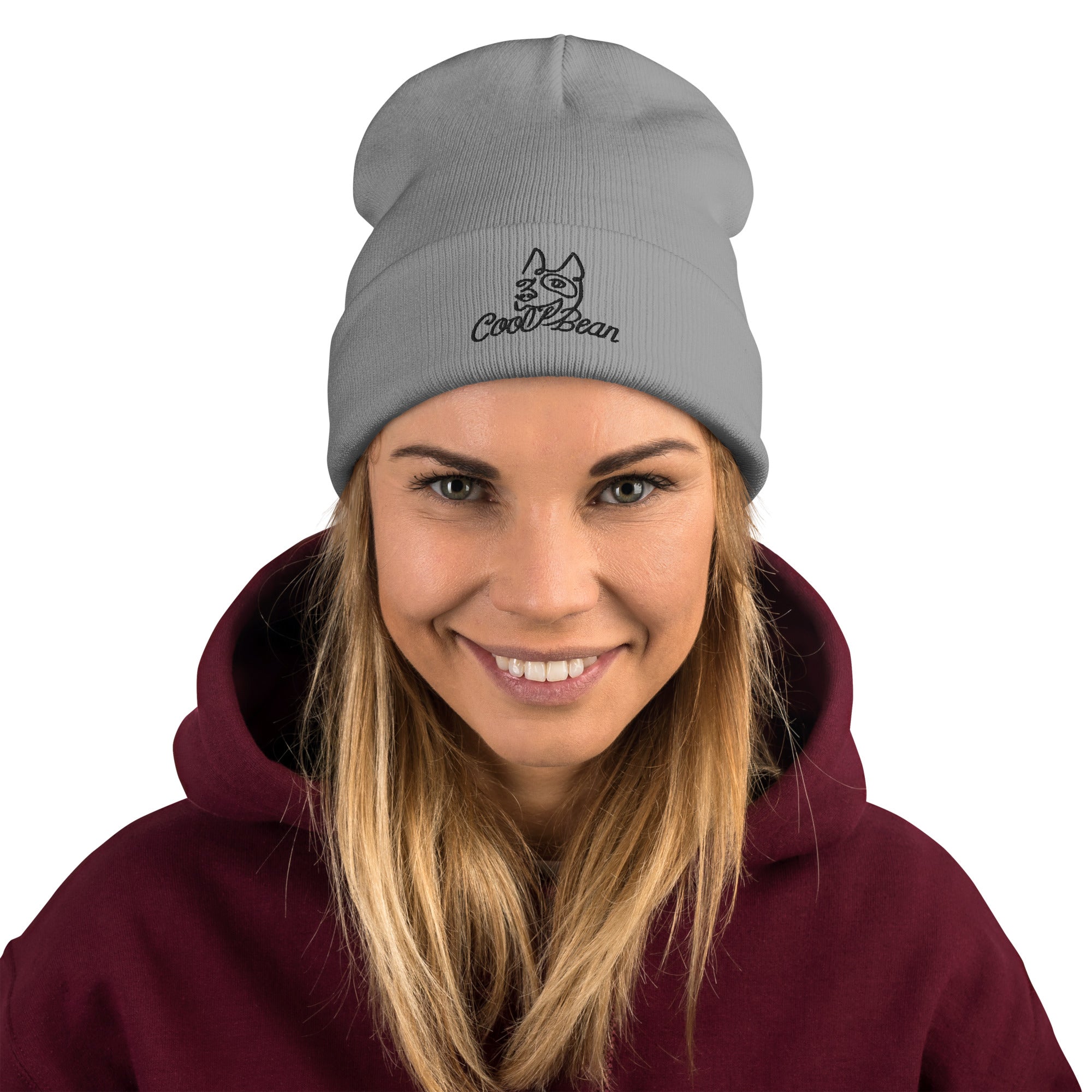 Cool Bean Embroidered Beanie