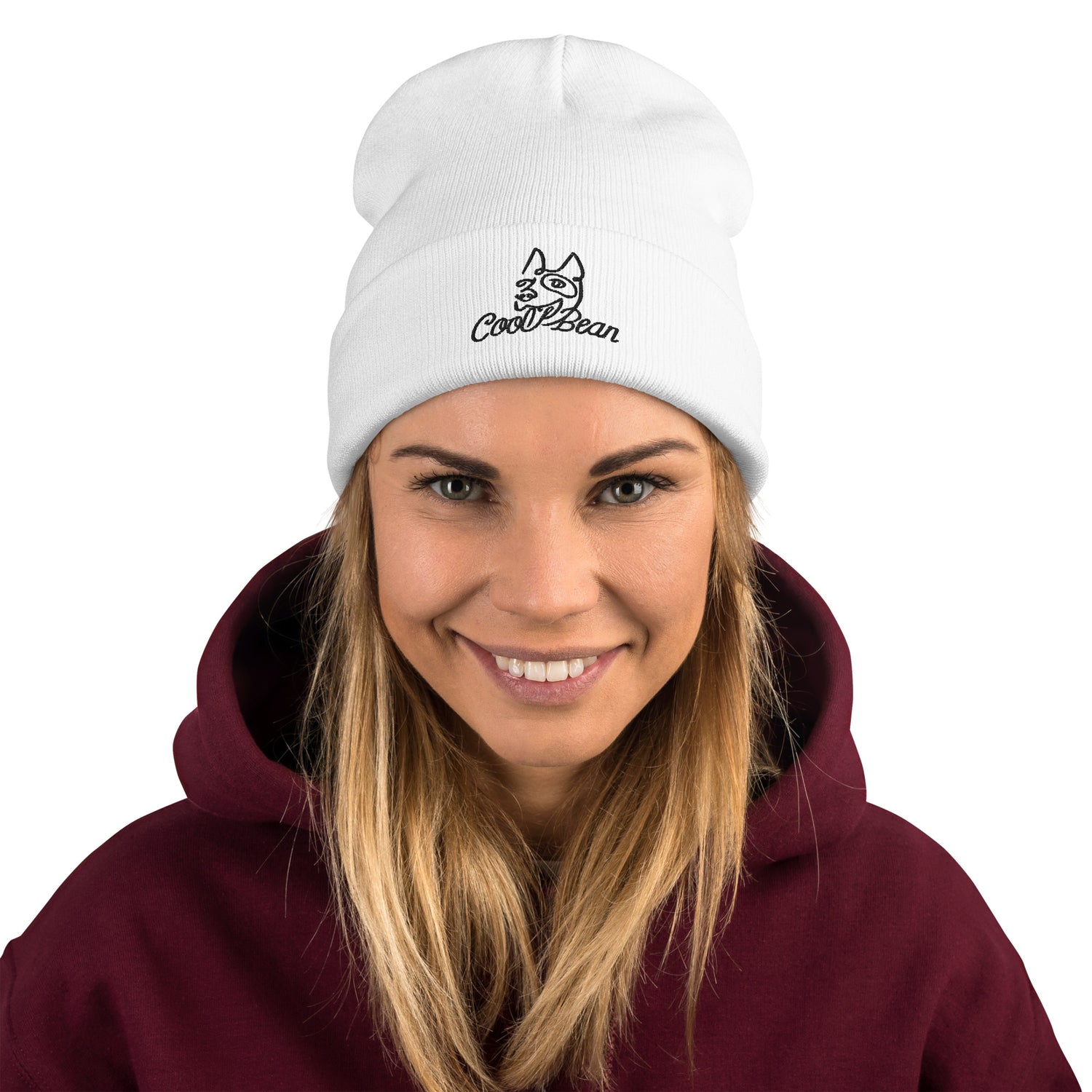 Cool Bean Embroidered Beanie