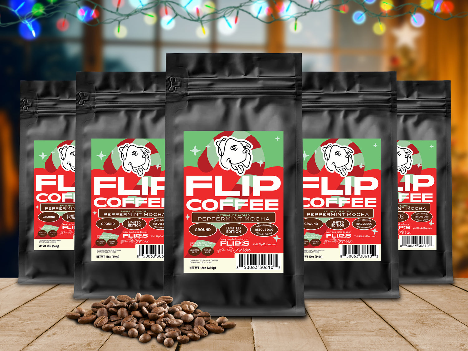 Peppermint Mocha - Ground 12 oz  Coffee Bag