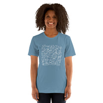 DOGS &amp; COFFEE - Unisex t-shirt / Solid Dark