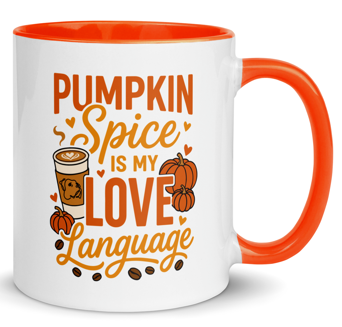 Pumpkin Spice Is My Love Language Mug